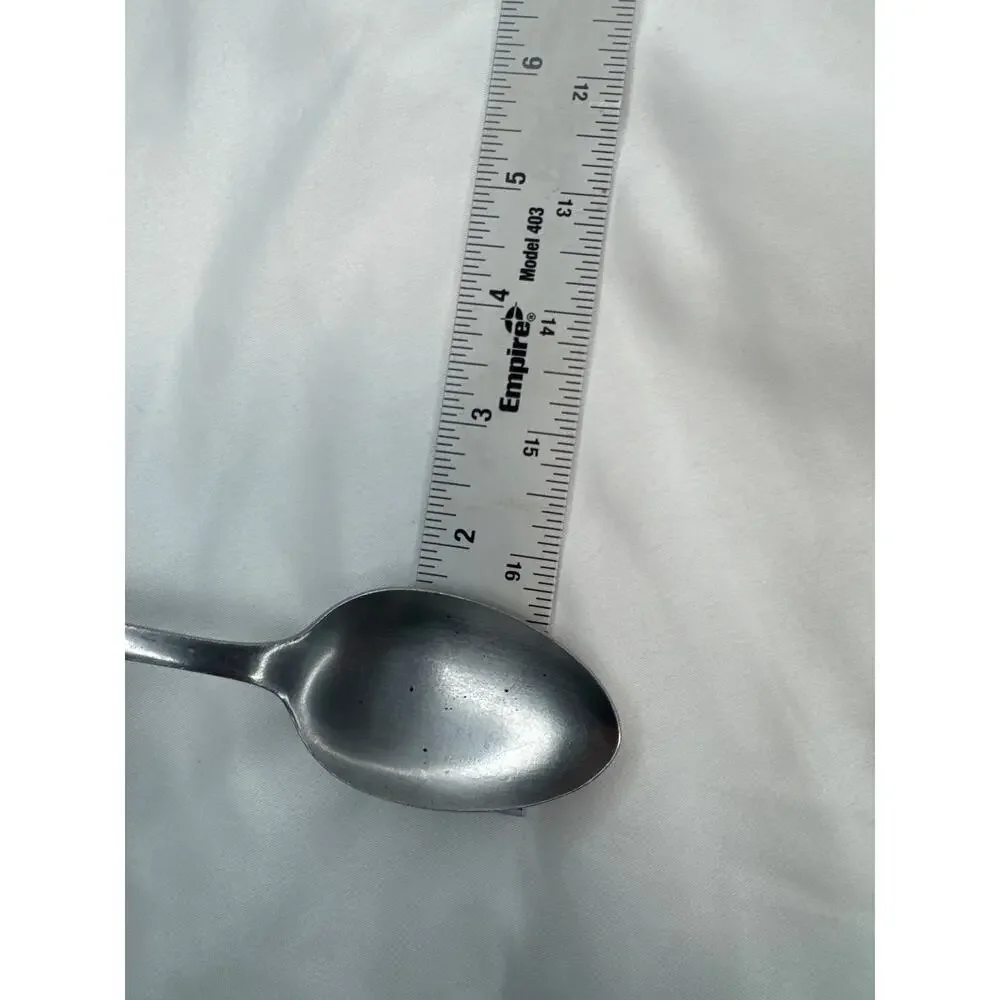 USN U.S. Navy Silverplate Dinner Spoon Fred & Barton Military Flatware